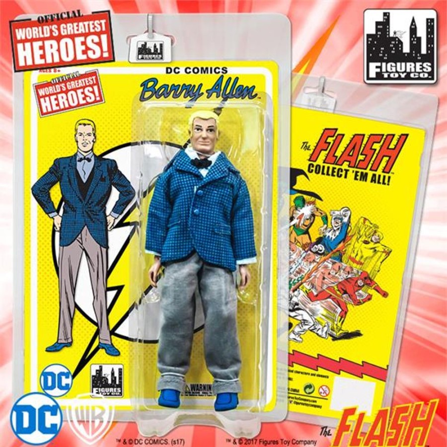 MeTV Figures Flash Retro 8 Inch Action Figures Series 1: Barry Allen | Heroes & Villains