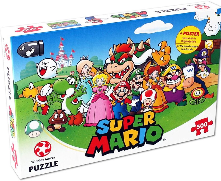 Toynk Mario And Friends 500 Piece Jigsaw Puzzle | Retro Toys & Games