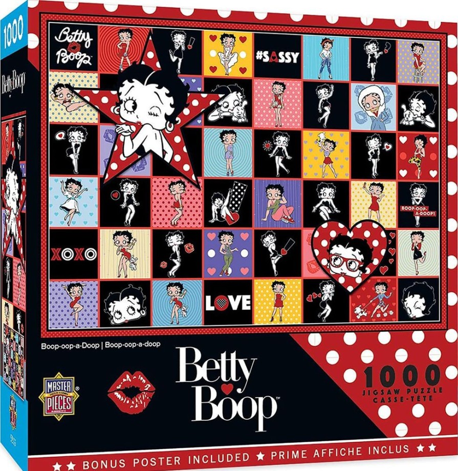 Toynk Betty Boop Oop-A-Doop 1000 Piece Jigsaw Puzzle | Retro Toys & Games