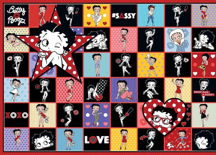 Toynk Betty Boop Oop-A-Doop 1000 Piece Jigsaw Puzzle | Retro Toys & Games