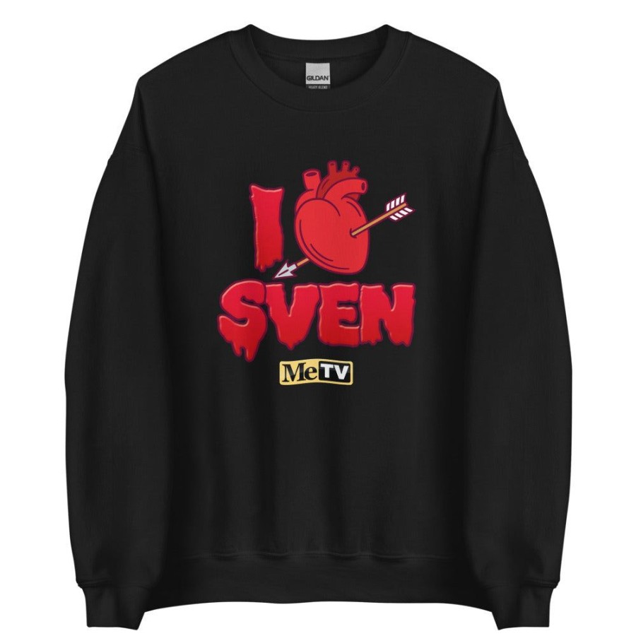 MeTV Custom Products I Heart Sven Sweatshirt | Crewneck Sweatshirts