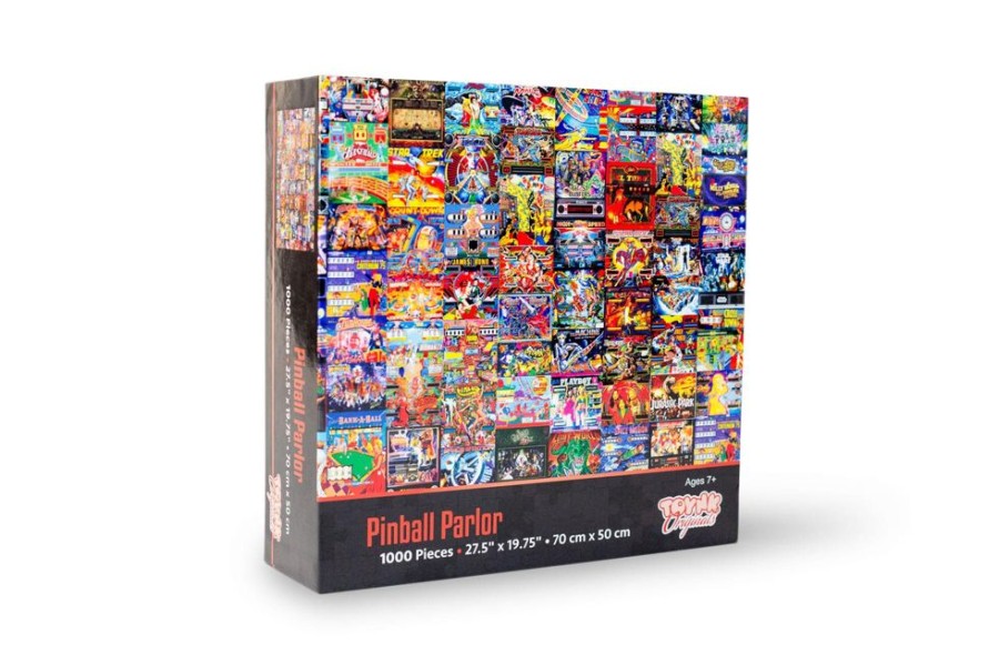 Toynk Pinball Parlor Retro Arcade Puzzle | 1000 Piece Jigsaw Puzzle | Puzzles