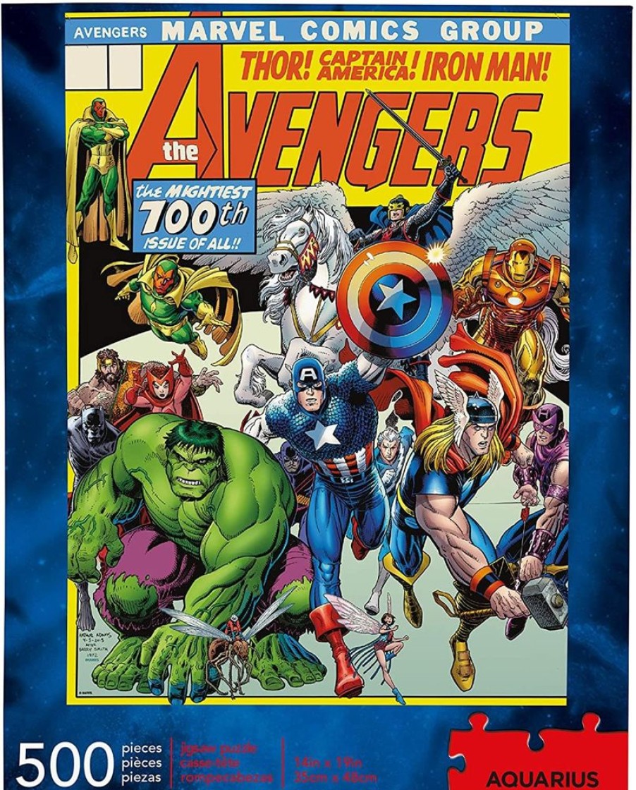 Toynk Marvel Avengers Comic Cover 500 Piece Jigsaw Puzzle | Puzzles