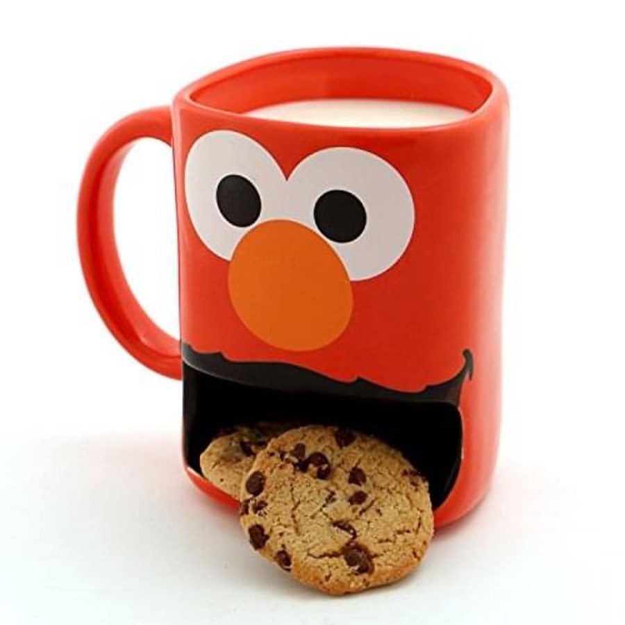 Toynk Sesame Street Elmo With Cookie Slot 10Oz Stoneware Mug | Drinkware