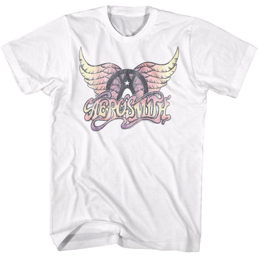 MeTV Custom Brands Aerosmith - Faded Pink | Band And Artist Apparel