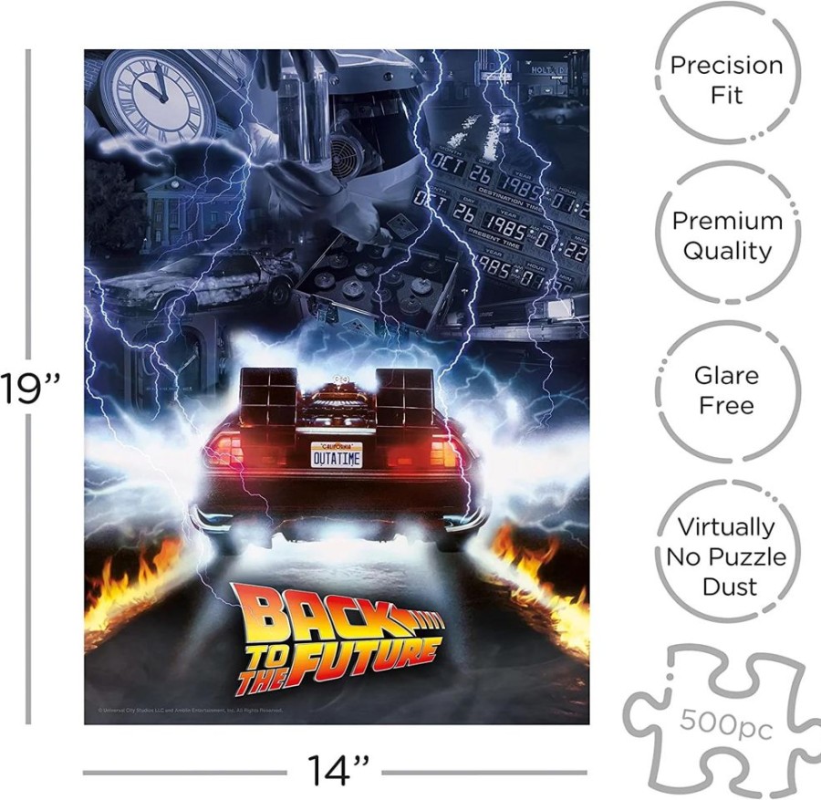 Toynk Back To The Future Out A Time 500 Piece Jigsaw Puzzle | Puzzles