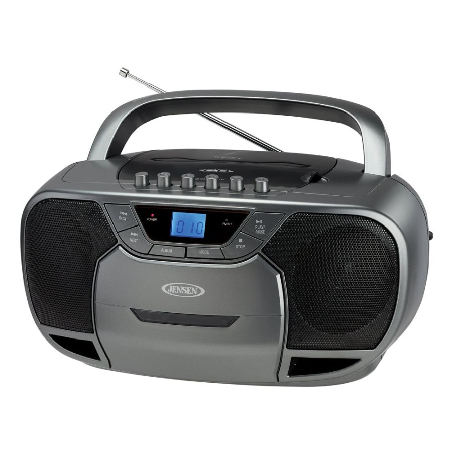 Jensen Jensen Portable Bluetooth Stereo Mp3 Compact Disc Cassette Player/Recorder With Am/Fm Radio | Radios