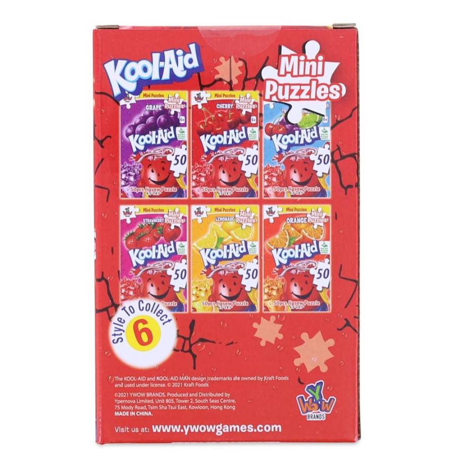 Toynk Kool-Aid 50 Piece Mini Jigsaw Puzzle | Cherry | Retro Toys & Games