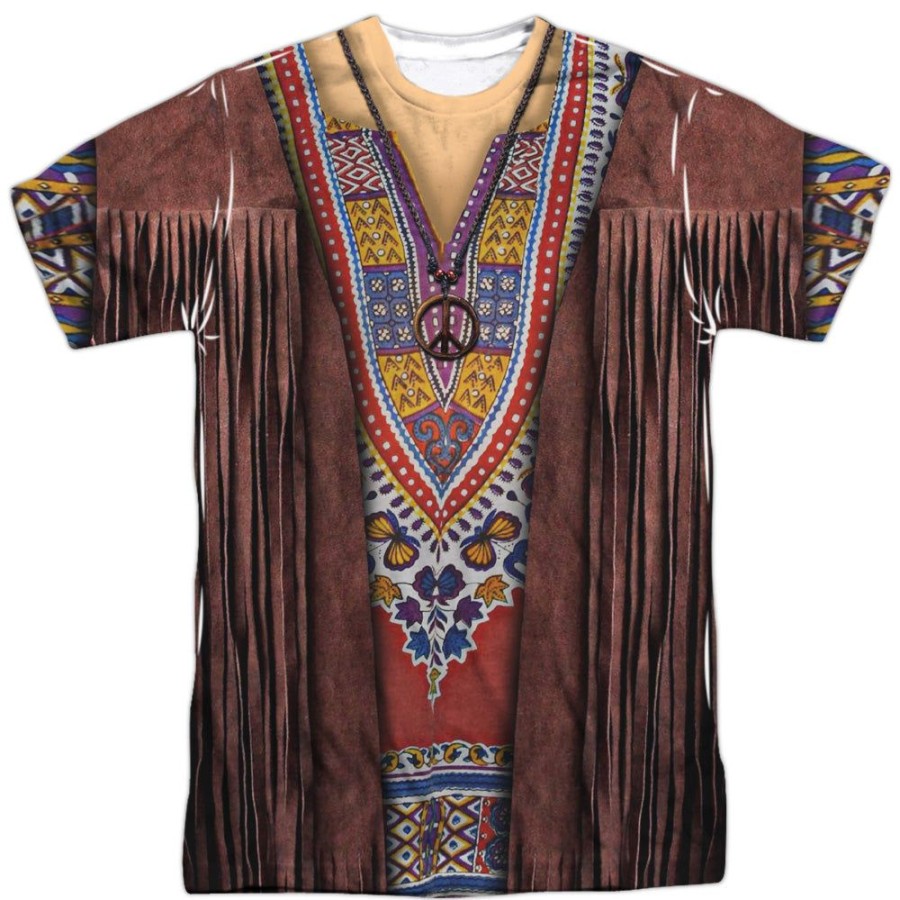 MeTV Custom Classics Hippie Costume (Front & Back) | Costume Apparel