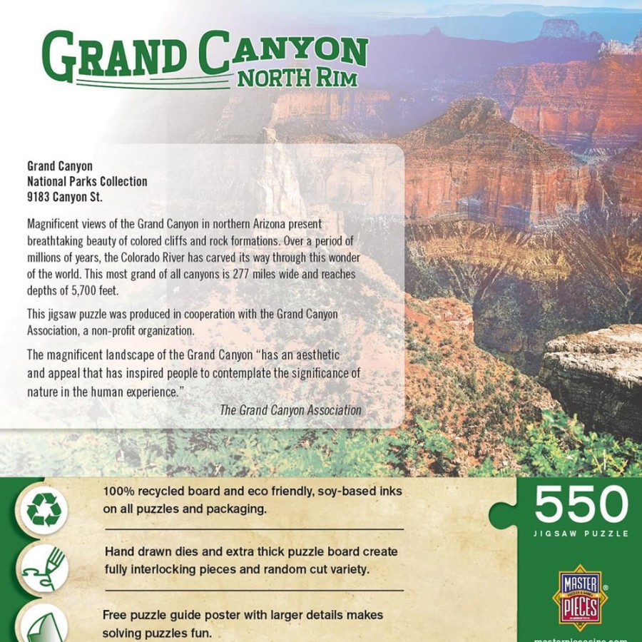 Toynk Grand Canyon North Rim 550 Piece Jigsaw Puzzle | Puzzles