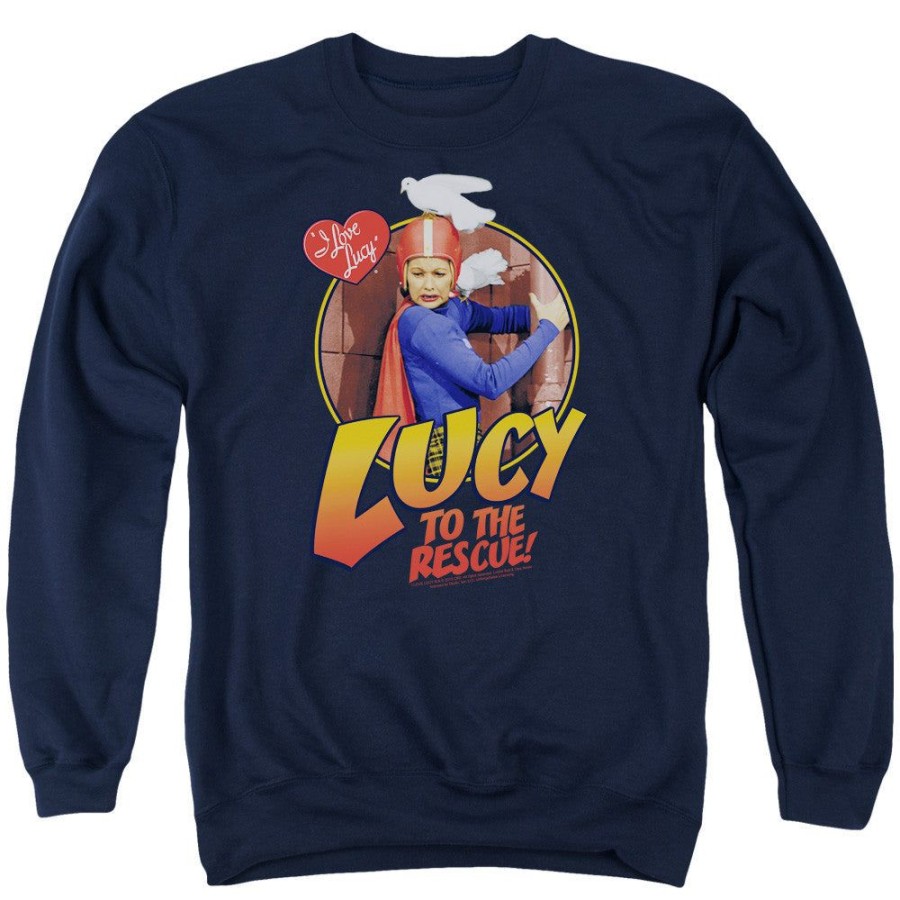 MeTV Custom Classics I Love Lucy - To The Rescue | Crewneck Sweatshirts