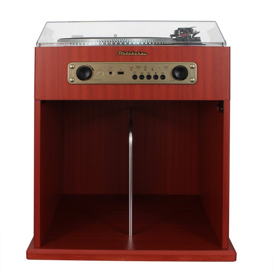 Studebaker Studebaker Stereo Turntable With Bluetooth Receiver And Record Storage Compartment | Radios