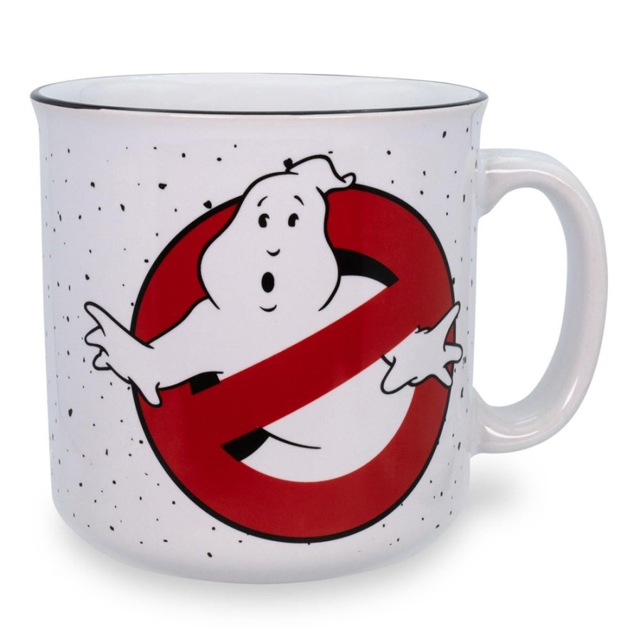 Toynk Ghostbusters "I Ain'T Afraid Of No Ghost!" Ceramic Camper Mug | Holds 20 Ounces | Drinkware