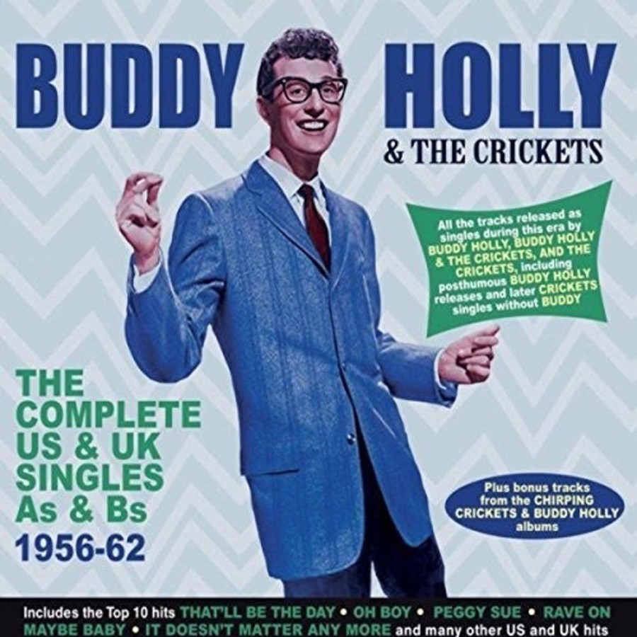 MeTV Entertainment Complete Us & Uk Singles As & Bs 1956-62 (Cd) - Buddy Holly & Crickets | Cds