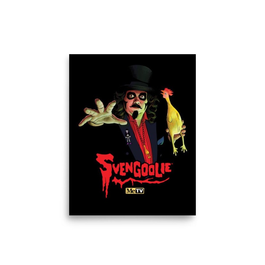 MeTV Custom Products From The Shadows Svengoolie® Art Print By Christopher Jones (2023 Series) | 2023 Svengoolie Artist Collection