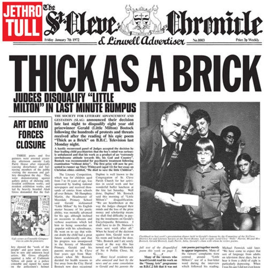 MeTV Entertainment Thick As A Brick (Vinyl) - Jethro Tull | Vinyl Records & Lps