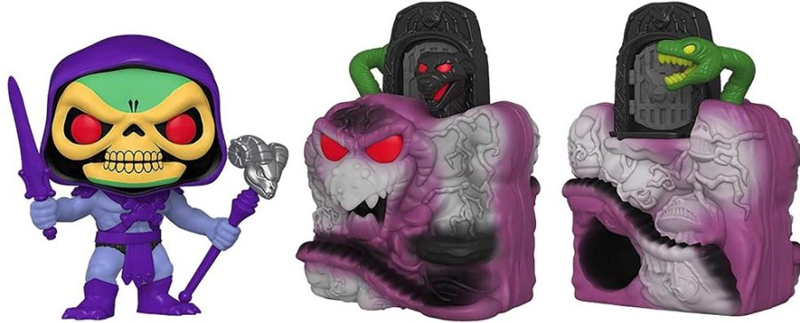 Toynk Masters Of The Universe Funko Pop Town Vinyl Figure | Snake Mountain W/ Skeletor | Funko Pops!