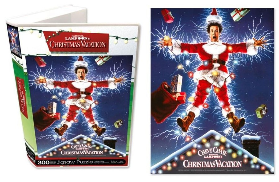 Toynk Christmas Vacation 300 Piece Vhs Box Jigsaw Puzzle | Retro Toys & Games