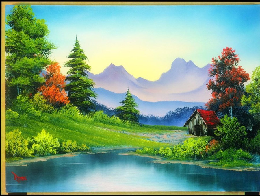 Toynk Bob Ross Trapper'S Cabin Nature Puzzle | 1000 Piece Jigsaw Puzzle | Retro Toys & Games