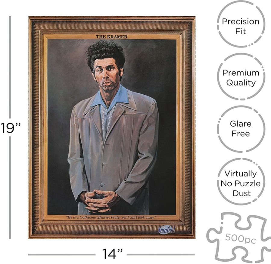 Toynk Seinfeld Kramer 500 Piece Jigsaw Puzzle | Retro Toys & Games