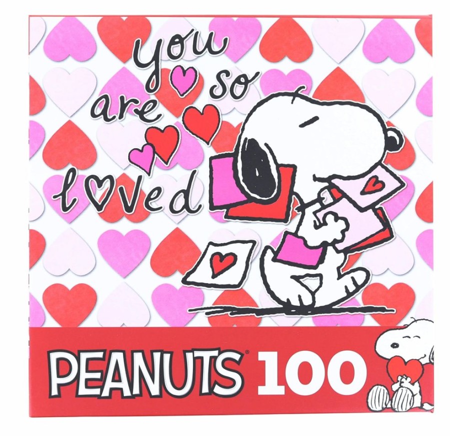 Toynk Peanuts Valentines Day 100 Piece Jigsaw Puzzle | Puzzles