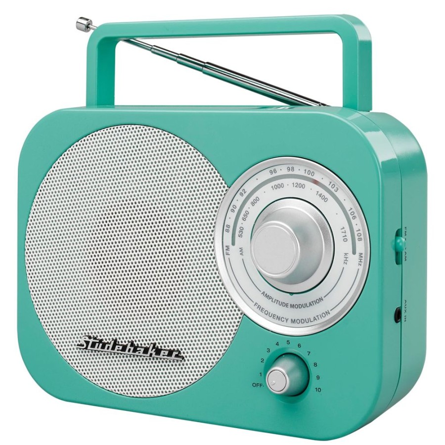 Studebaker Studebaker 80'S Classic Retro Portable Am/Fm Radio | Radios