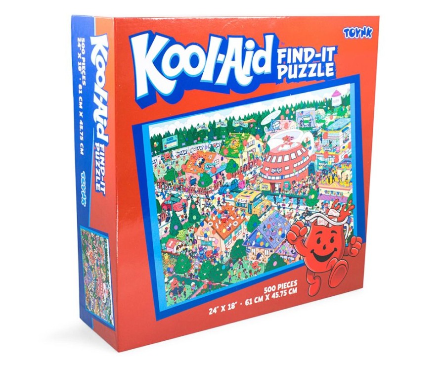 Toynk Kool-Aid Find-It 500 Piece Jigsaw Puzzle | Retro Toys & Games