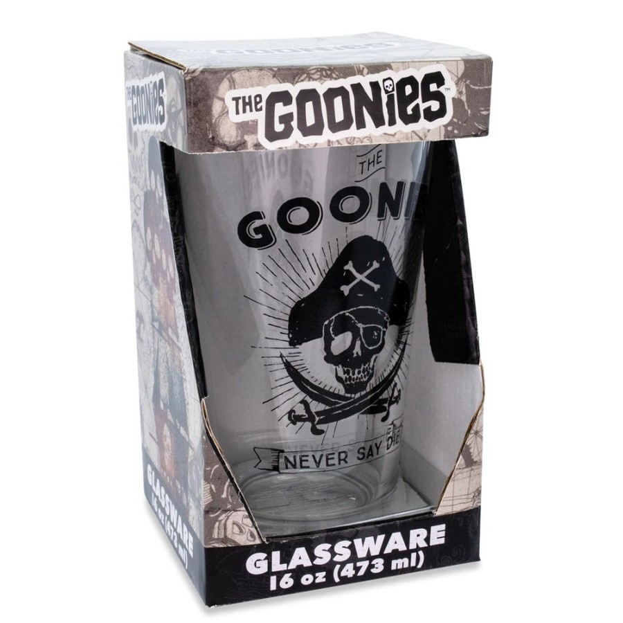 Toynk The Goonies "Never Say Die" Pint Glass | Holds 16 Ounces | Drinkware