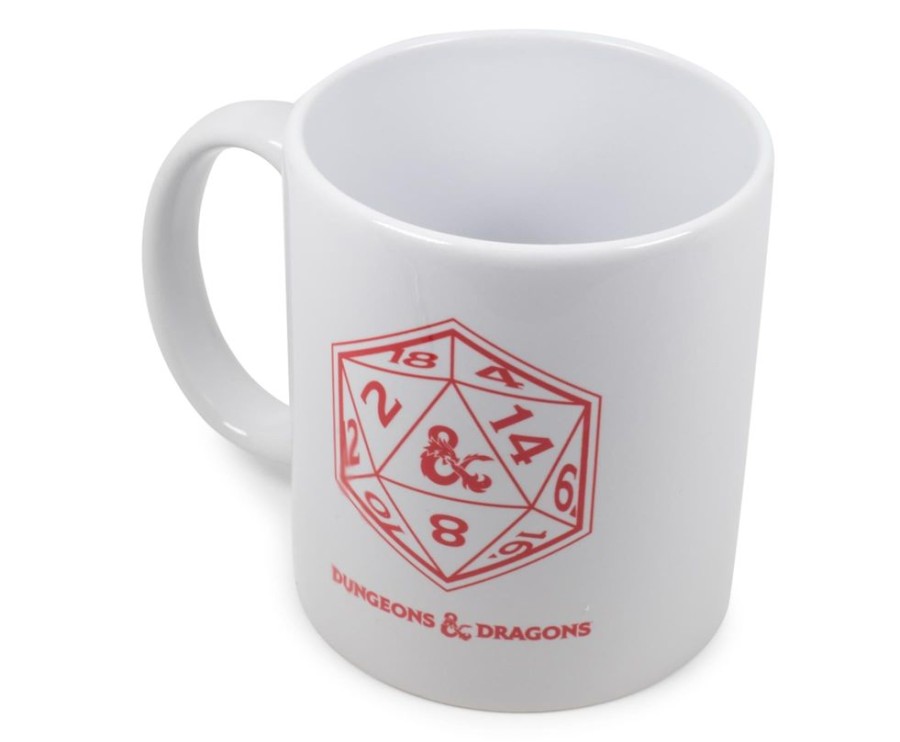 Toynk Dungeons & Dragons D20 Dice Ceramic Mug | Holds 11 Ounces | Drinkware