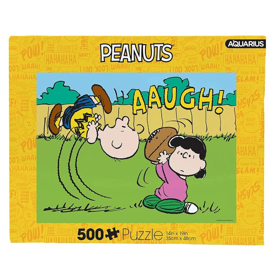 Toynk Peanuts Lucy Football 500 Piece Jigsaw Puzzle | Retro Toys & Games