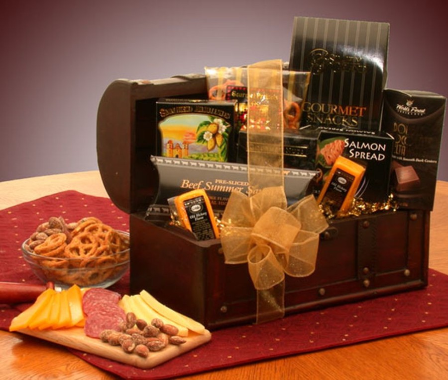 GBDS The Gourmet Connoisseur Gift Chest | Gourmet Gift Baskets