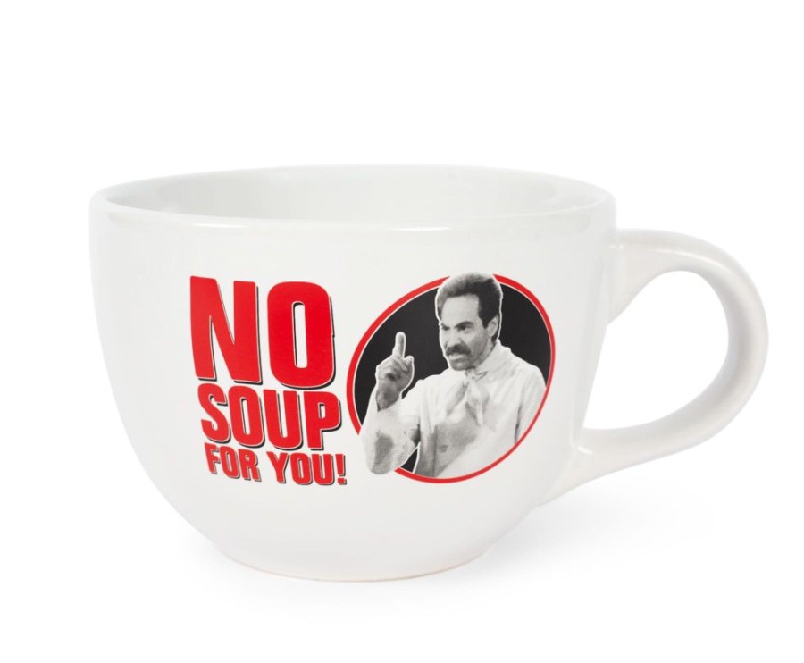 Toynk Seinfeld "No Soup For You" Ceramic Soup Mug | Holds 24 Ounces | Drinkware