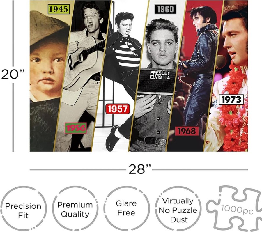 Toynk Elvis Presley Timeline 1000 Piece Jigsaw Puzzle | Puzzles