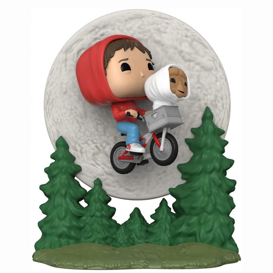 Toynk E.T. The Extra-Terrestrial Funko Pop Vinyl Figure | Elliot And Et Flying | Funko Pops!