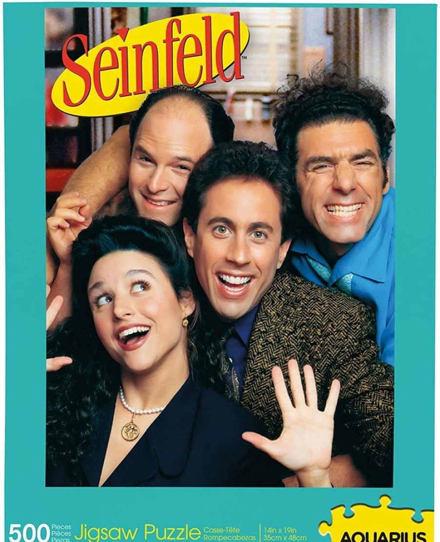 Toynk Seinfeld Cast 500 Piece Jigsaw Puzzle | Retro Toys & Games