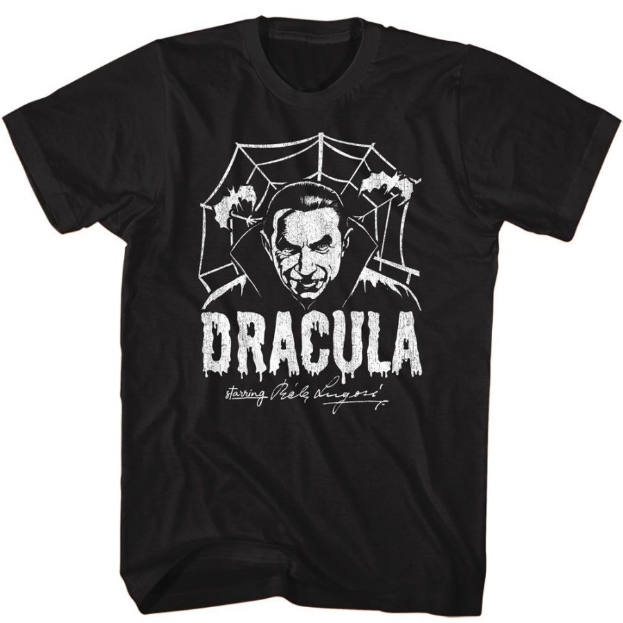 MeTV Custom Brands Bela Lugosi - Creepy Web (Black & White) | Movie Apparel