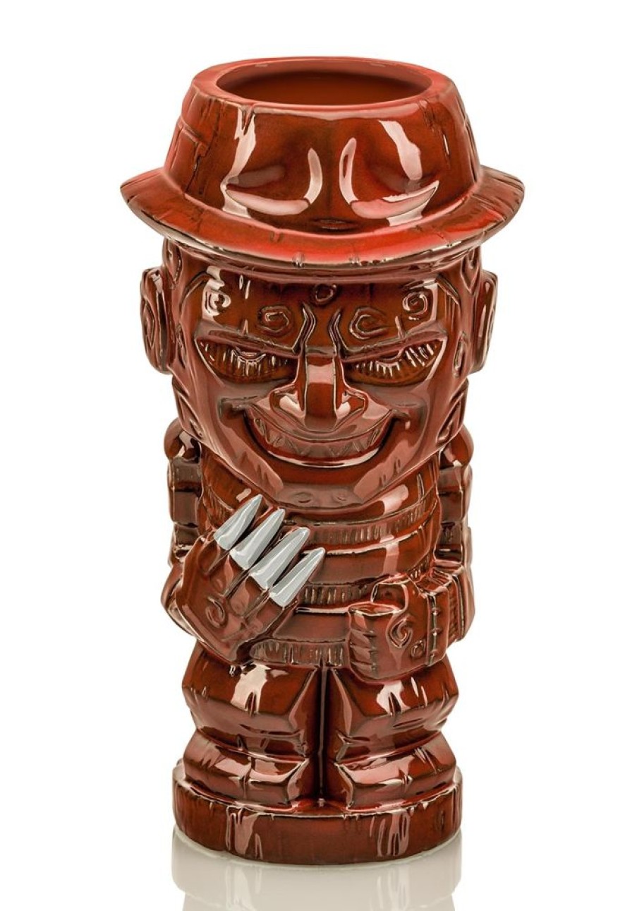 Toynk Geeki Tikis Nightmare On Elm Street Freddy Krueger | Tiki Style Mug | 21 Ounces | Drinkware