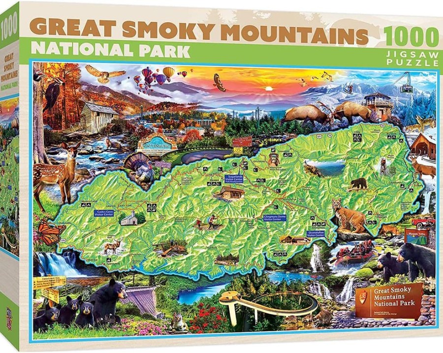 Toynk Great Smoky Mountains 1000 Piece Jigsaw Puzzle | Retro Toys & Games