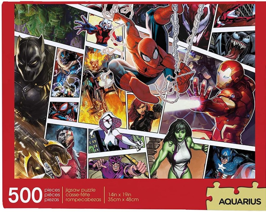 Toynk Marvel Comic Panels 500 Piece Jigsaw Puzzle | Puzzles