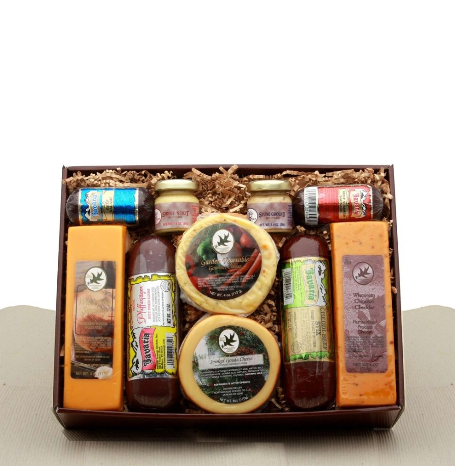 GBDS Deluxe Meat & Cheese Assortment Gift Set | Gourmet Gift Baskets