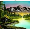 Toynk Bob Ross Mountain Retreat Nature Puzzle | 1000 Piece Jigsaw Puzzle | Puzzles