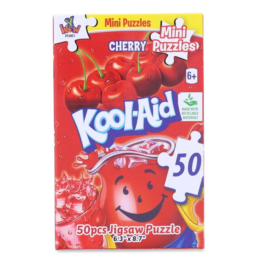 Toynk Kool-Aid 50 Piece Mini Jigsaw Puzzle | Cherry | Puzzles