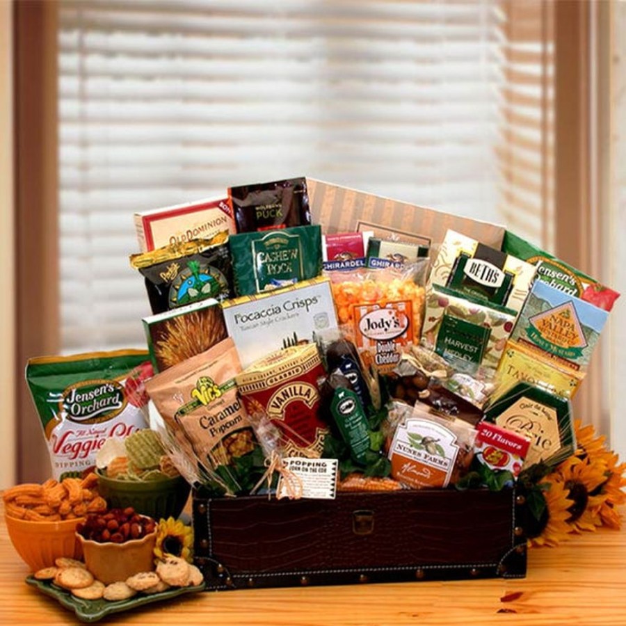 GBDS Gourmet Snacking Favorites Chest | Gourmet Gift Baskets