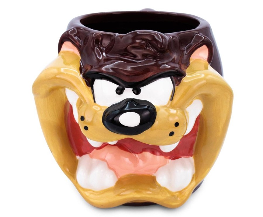 Toynk Looney Tunes Taz Sculpted Ceramic Mug | Holds 24 Ounces | Drinkware