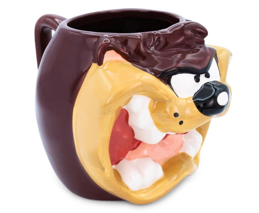 Toynk Looney Tunes Taz Sculpted Ceramic Mug | Holds 24 Ounces | Drinkware