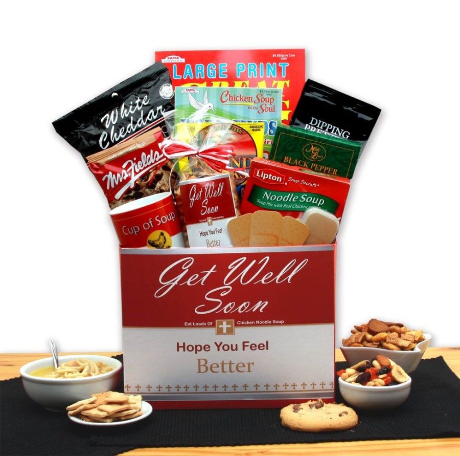 GBDS Chicken Noodle Soup Get Well Gift Box | Get Well Soon Gift Basket