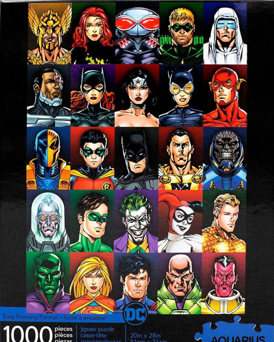 Toynk Dc Comics Faces 1000 Piece Jigsaw Puzzle | Puzzles