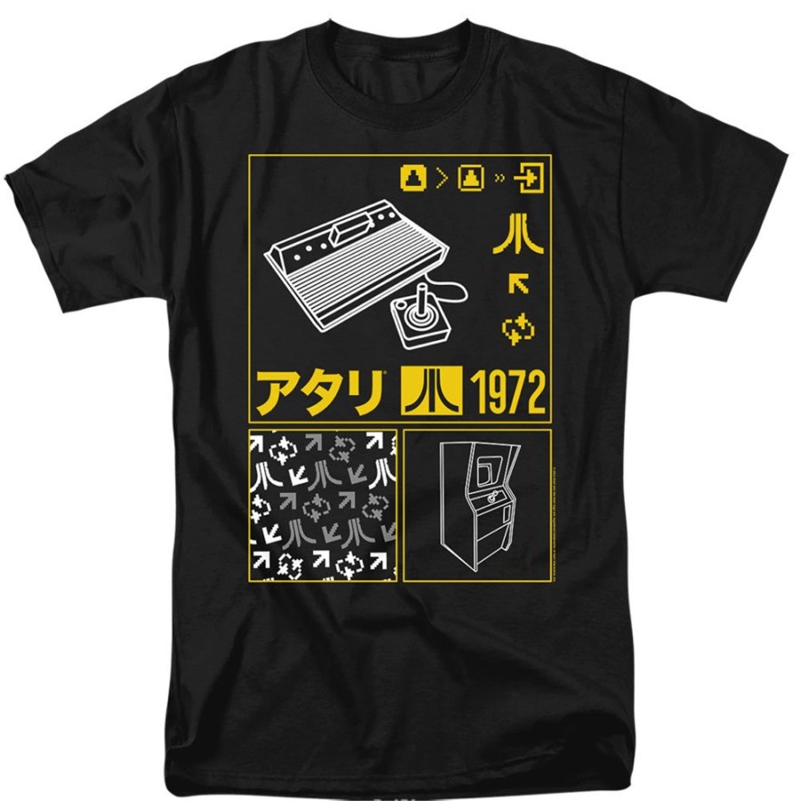 MeTV Custom Classics Atari - Kanji Squares | Classic Brands Tees