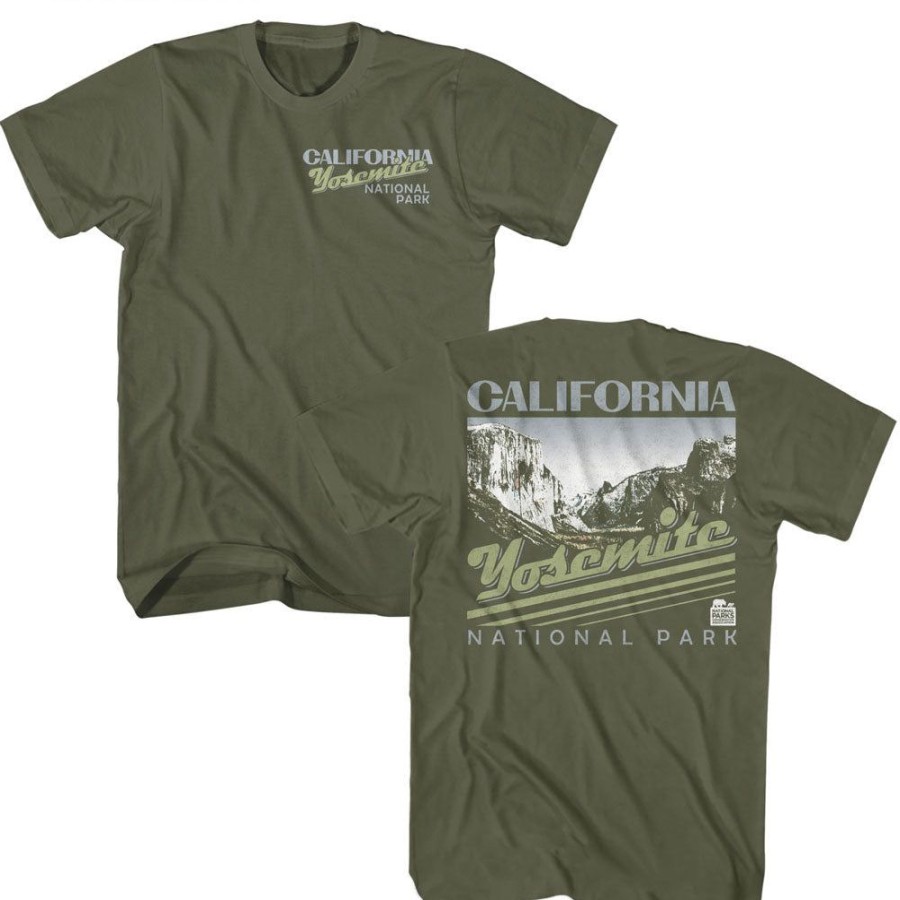 MeTV Custom Brands National Parks - Yosemite Stripes (Front & Back) | Classic Brands Tees