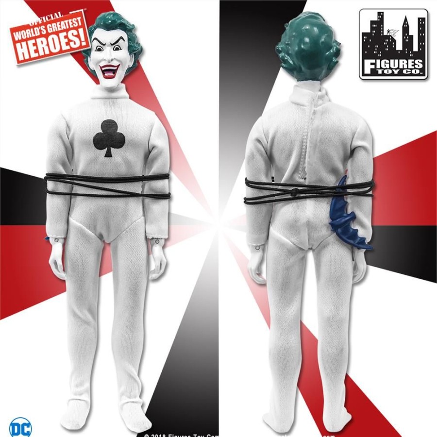 MeTV Figures Super Friends Action Figures Wild Cards Series: The Joker [Unmasked Variant] | Heroes & Villains